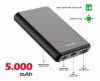 Swissten 5000 mAh power bank, Power Line, 10W, fekete