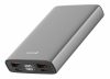 Swissten aluminium power bank, 10000 mAh, 20W, Power Delivery, szürke