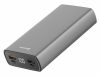 Swissten aluminium power bank, 20000 mAh, 20W, Power Delivery, szürke