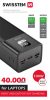 Swissten Power Line power bank, 40000 mAh, 100W PD laptopokhoz