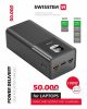 Swissten Power Line power bank, 50000 mAh, 100W PD laptopokhoz