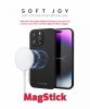 Swissten Soft Joy MagStick tok iPhone 16, fekete