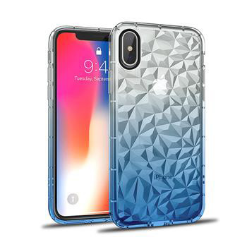 Swissten Crystal tok Apple IPhone X kék