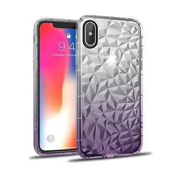 Swissten Crystal tok Apple IPhone X lila