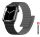 Apple Watch mágneses szilikon szíj 38/40/41 mm, fekete/szürke