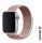 Swissten Apple Watch tépőzáras nylon szíj 38/40/41 mm, rosegold