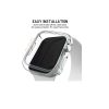 Apple Watchszilikon tok  45mm  piros