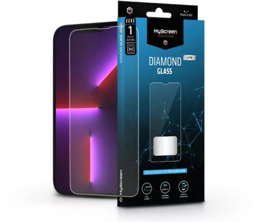 MyScreen Lite Glass Full Glue - Apple iPhone 13 Pro Max (6.7) kijelzővédő üvegfólia (9H